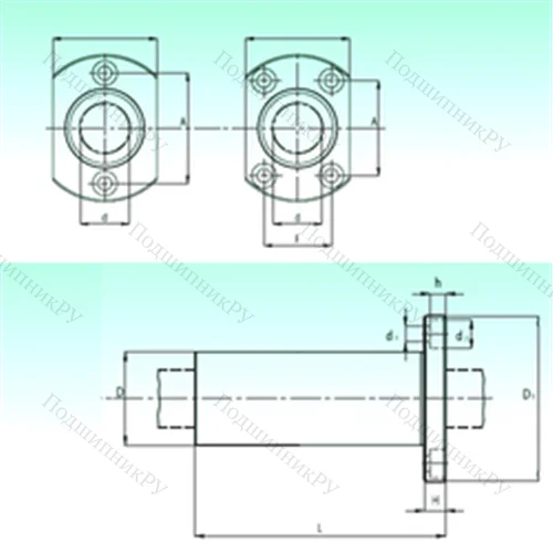 Подшипник шариковый линейный KBHL 30-PP от производителя  NBS
