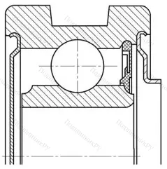 Модификация подшипника 70-140804С17 размер 20x56x25