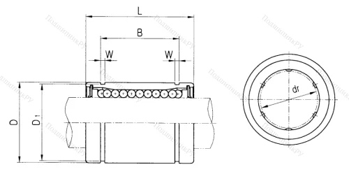 Подшипник LM 60 UU в Архангельске