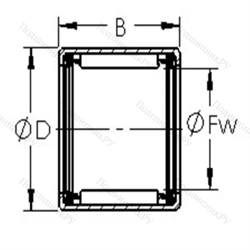 Подшипники игольчатые, дюймовая серия SCE 1010PP