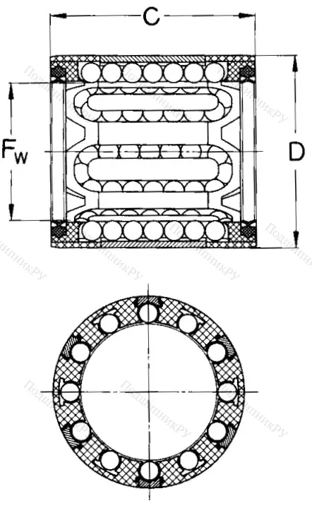 Подшипник LBBR 16-2LS/HV 6 в Архангельске