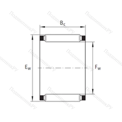 Подшипник игольчатый радиальный K 42X 47X 17 от производителя  INA Подшипник игольчатый радиальный K 42X 47X 17 от производителя  INA