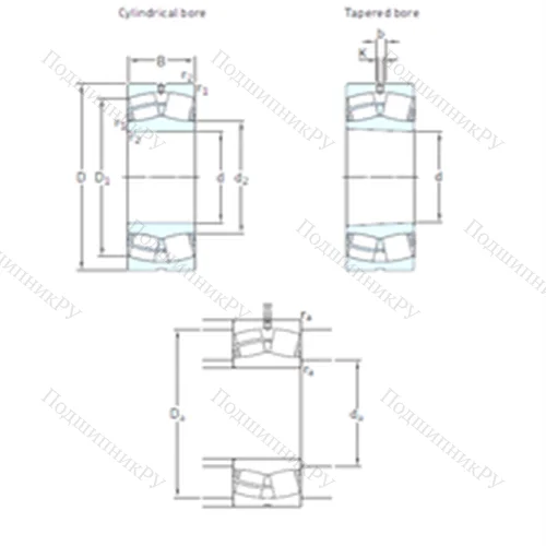 Подшипник роликовый радиальный самоцентрирующийся 24132CCK 30/W 33 от производителя  SKF