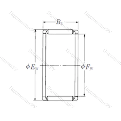 Подшипник игольчатый радиальный FWF-758330 от производителя  NSK