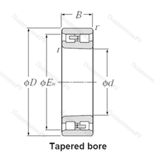 Подшипник роликовый радиальный
