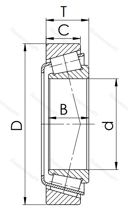 Конический роликовый подшипник 7515 (32215) 3LI4SMHYEW в Архангельске