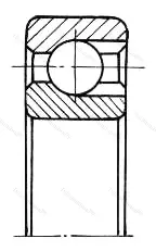 Модификация подшипника 970208 размер 40x80x18 от производителя  ГПЗ-18