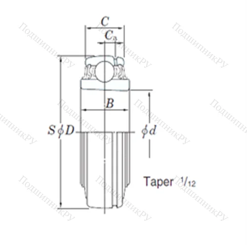 Подшипник шариковый радиальный