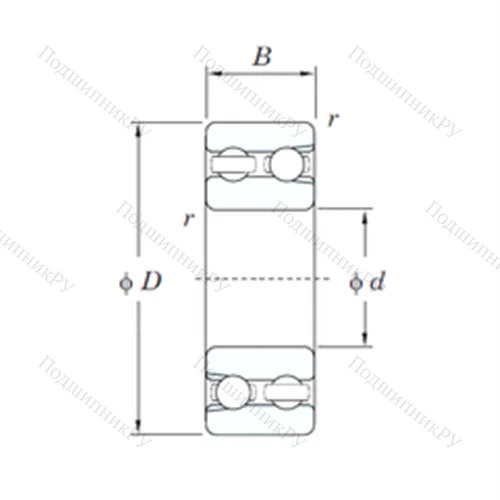 Подшипник шариковый радиальный 4214 от производителя  KOYO