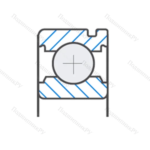 Подшипник шариковый радиальный AB 10599S 04