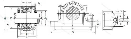Подшипниковый корпус SNL 517 TG (SNK 517) в Архангельске