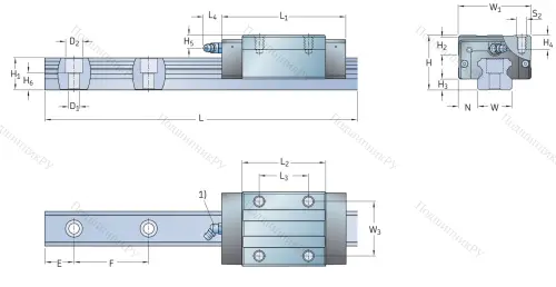 Каретка LLTHC 25 R-T 1 P 3 (M/P 010713) в Архангельске