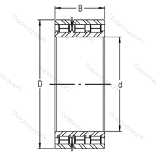 Подшипник роликовый радиальный SL 14 922