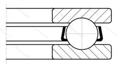 Подшипник 51322M/P 5Q 6 размер 110x190x63 от производителя  SKF