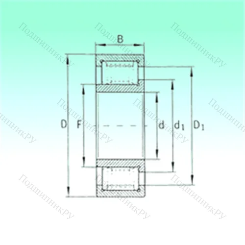 Подшипник роликовый радиальный ZSL 192319