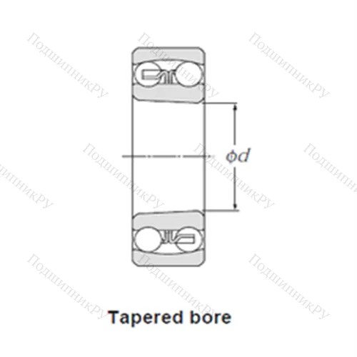 Подшипник шариковый радиальный самоцентрирующийся 1209K