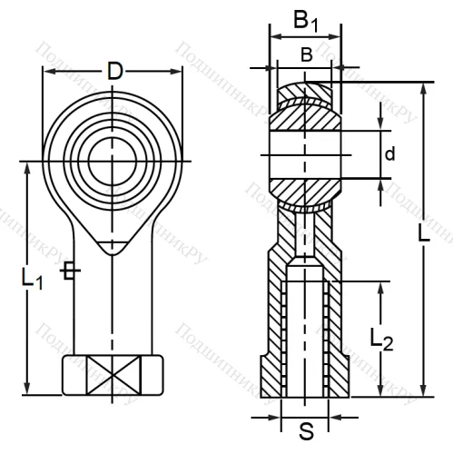 Шарнирная головка PHS 12 L в Архангельске