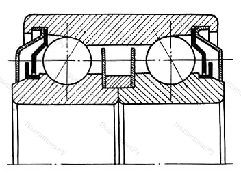 Модификация подшипника 886801УС17 размер 12,2x75x75 от производителя  ГПЗ-8