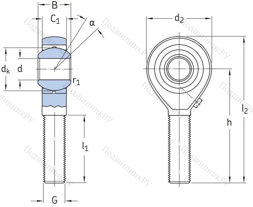 Шарнирная головка POS 8 L в Архангельске