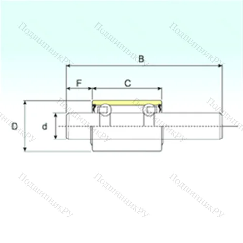 Подшипник шариковый радиальный WB 1630121
