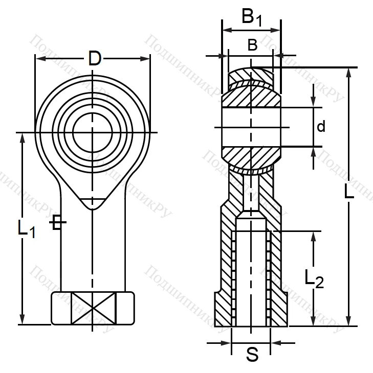 Шарнирная головка  PHS 10 L в Архангельске