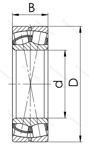 Сферический роликовый подшипник 53514 АН (22214 CW 33) в Архангельске