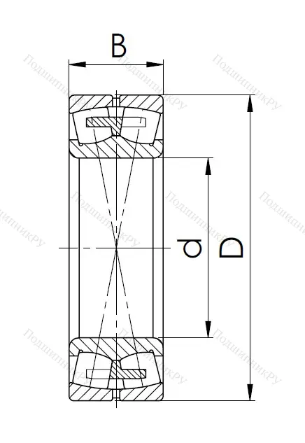 Сферический роликовый подшипник 3003132 H (23032 MW 33) в Архангельске