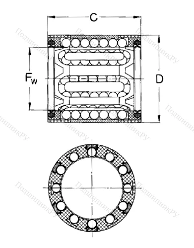 Подшипник LBBR 12-2LS в Архангельске