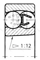 Модификация подшипника 6-111208 размер 40x80x18 от производителя  ГПЗ-23