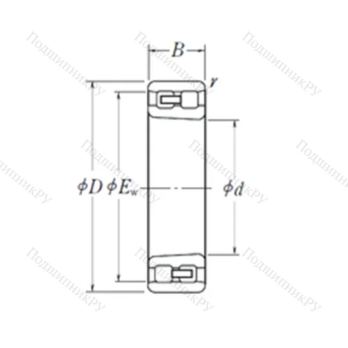 Подшипник роликовый радиальный NN 3064 K