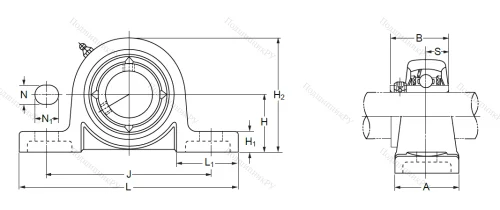 Подшипниковый узел UCP 212 в Архангельске Подшипниковый узел UCP 212 в Архангельске