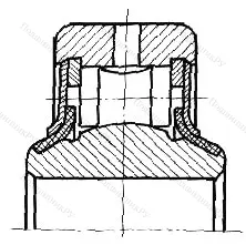 Подшипник  303401 размер 12x42x13/19