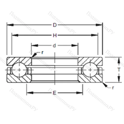 Подшипник шариковый упорный 80TVB 347 от производителя  TIMKEN