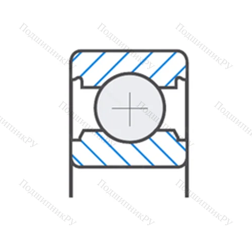 Подшипник шариковый радиальный 6007C 3V 65