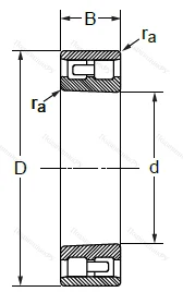 Двухрядный роликовый подшипник NN 3016 KMP 5 (3182116-5 Л ГОСТ) в Архангельске
