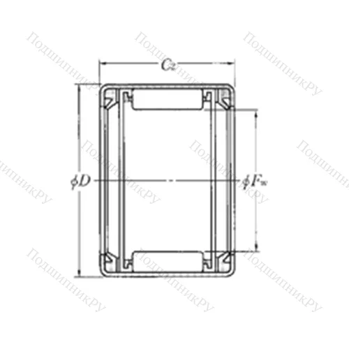 Подшипник игольчатый радиальный HMK 0814LL от производителя  NTN