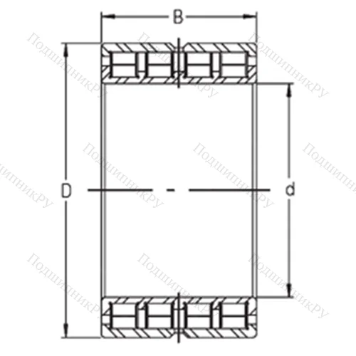 Подшипник роликовый радиальный SL 12 914
