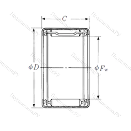 Подшипник игольчатый радиальный FJTT-3024