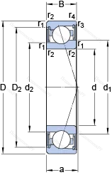 Подшипник S 71904 CE/P 4A в Архангельске