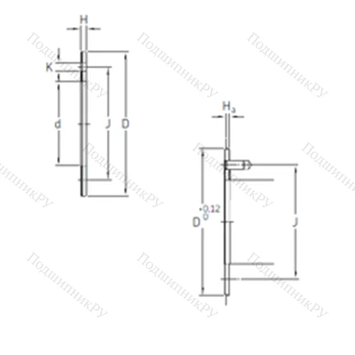 Подшипник скольжения PCMW 527802 E от производителя  SKF