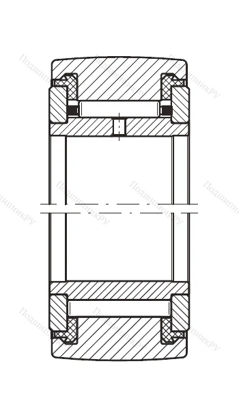 Игольчатый подшипник NATR 17 PP от производителя  INA