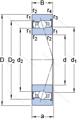 Подшипник S 7013 ACB/P 4A
