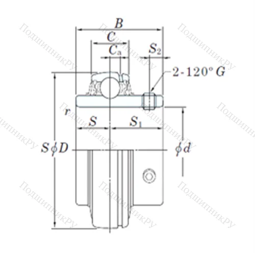 Подшипник шариковый радиальный