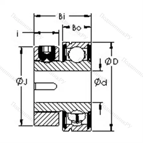 Подшипниковый узел S 5PP 2 от производителя  AST