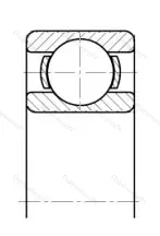 Модификация подшипника 36-905Р1 размер 25,006x46,994x12 от производителя  ГПЗ-2