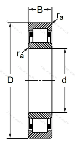 Цилиндрический роликовый подшипник 32613 (NU 2313) в Архангельске