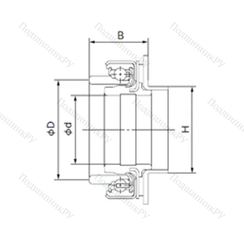 Подшипник шариковый 68SCRN 48P