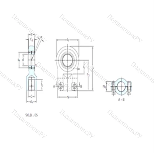 Подшипник скольжения сферический SILJ 25ES