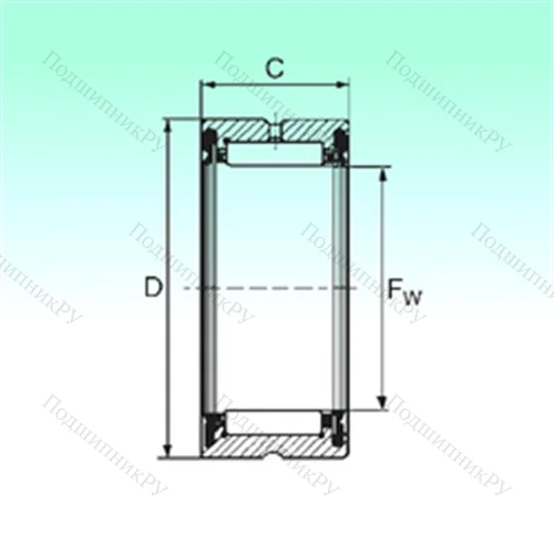 Подшипник игольчатый радиальный RNA 4907 2RS от производителя  NBS