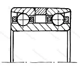 Модификация подшипника 5-456904ЮТ размер 18x26x9
